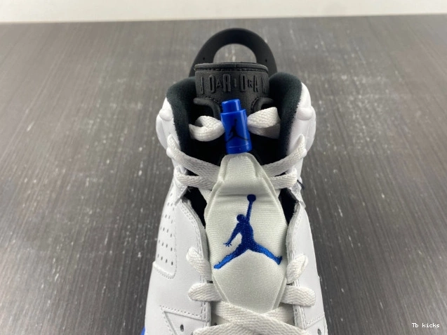 Cheap TBK Retro 6 Sport Air Jordan (2014) Blue 384664-107 0711